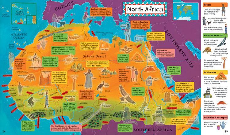 Barefoot Books World Atlas Sticker Book - Image 4