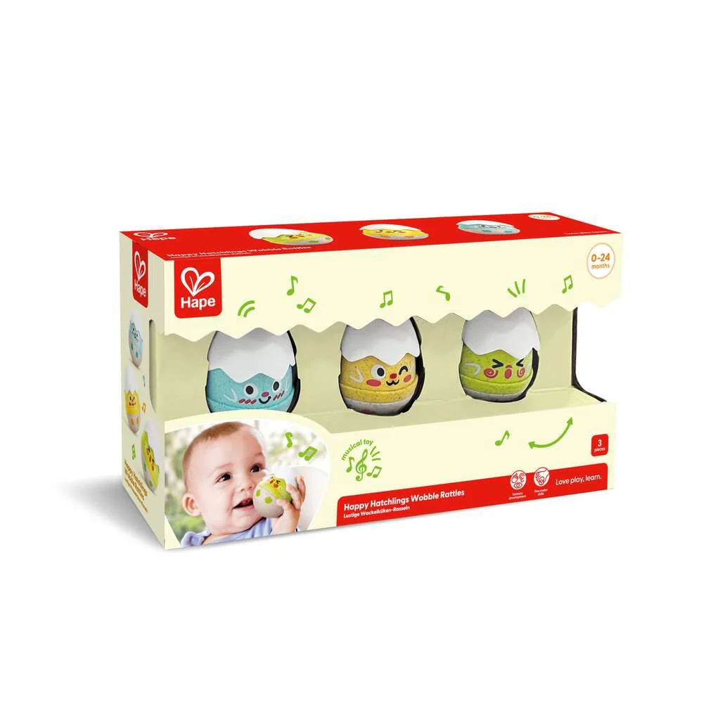 Hape Happy Hatchlings Wobble Rattles - Image 2
