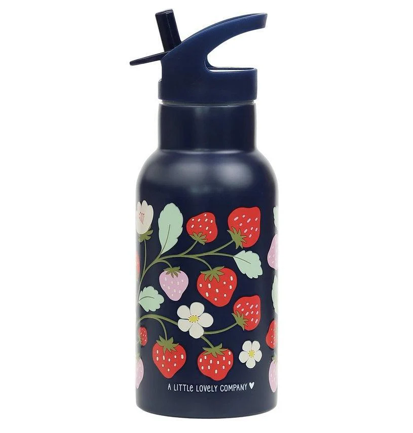 Insulated Stainless Steel Water Bottle w/ Straw - Image 8