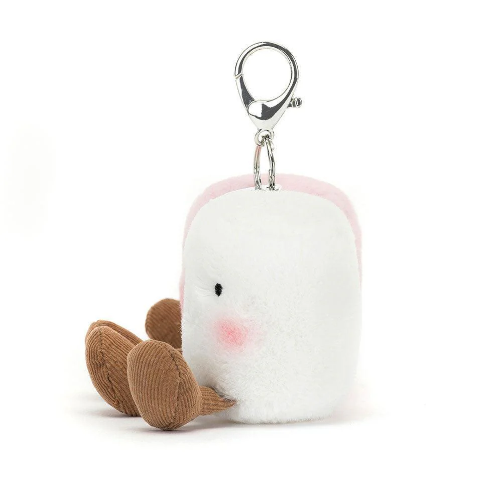 JellyCat Amuseables Pair of Marshmallows Bag Charm - Image 2