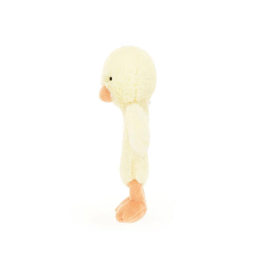 JellyCat Bashful Duckling Ring Rattle - Image 2