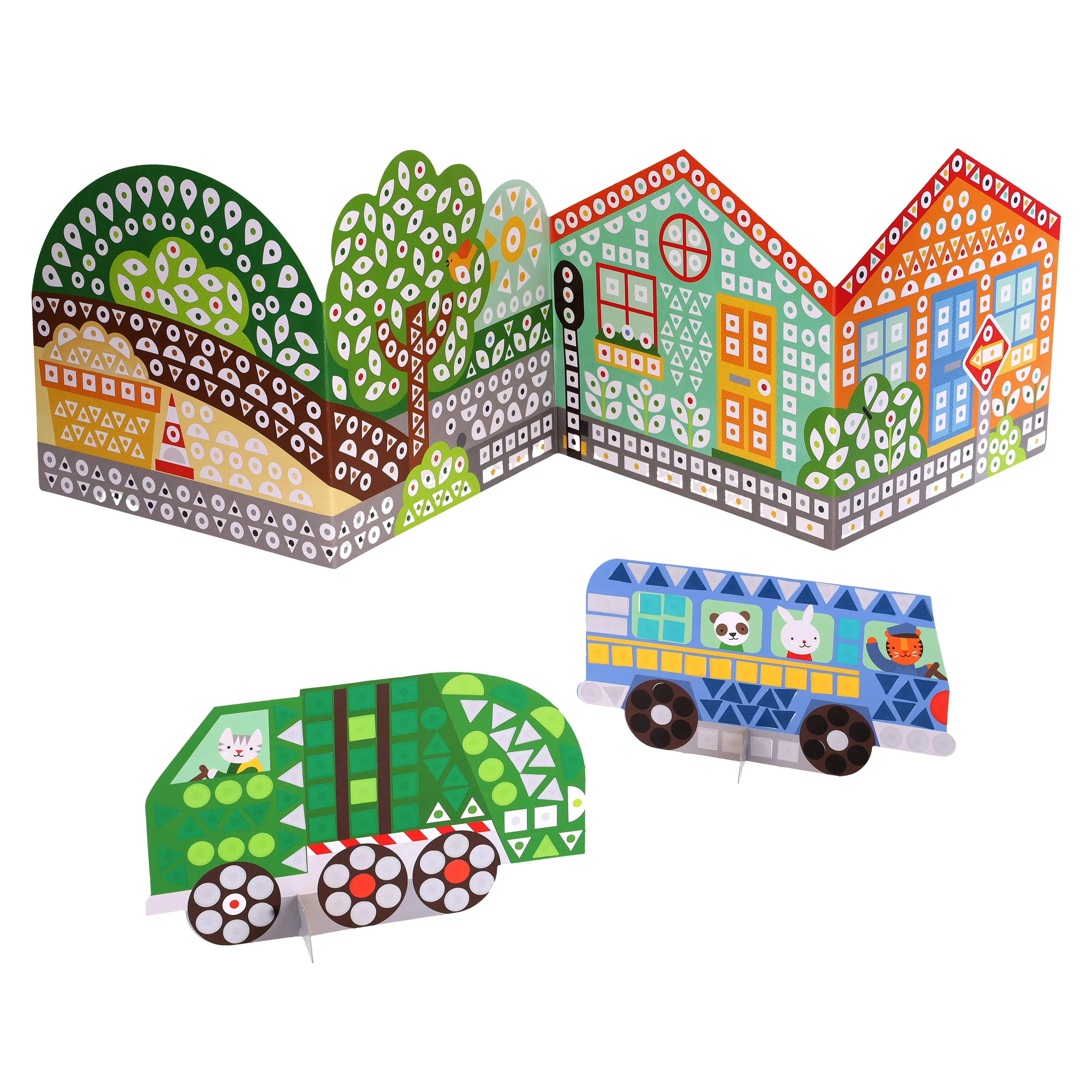 Mosaic Sticker Activity: On the Move - Image 3