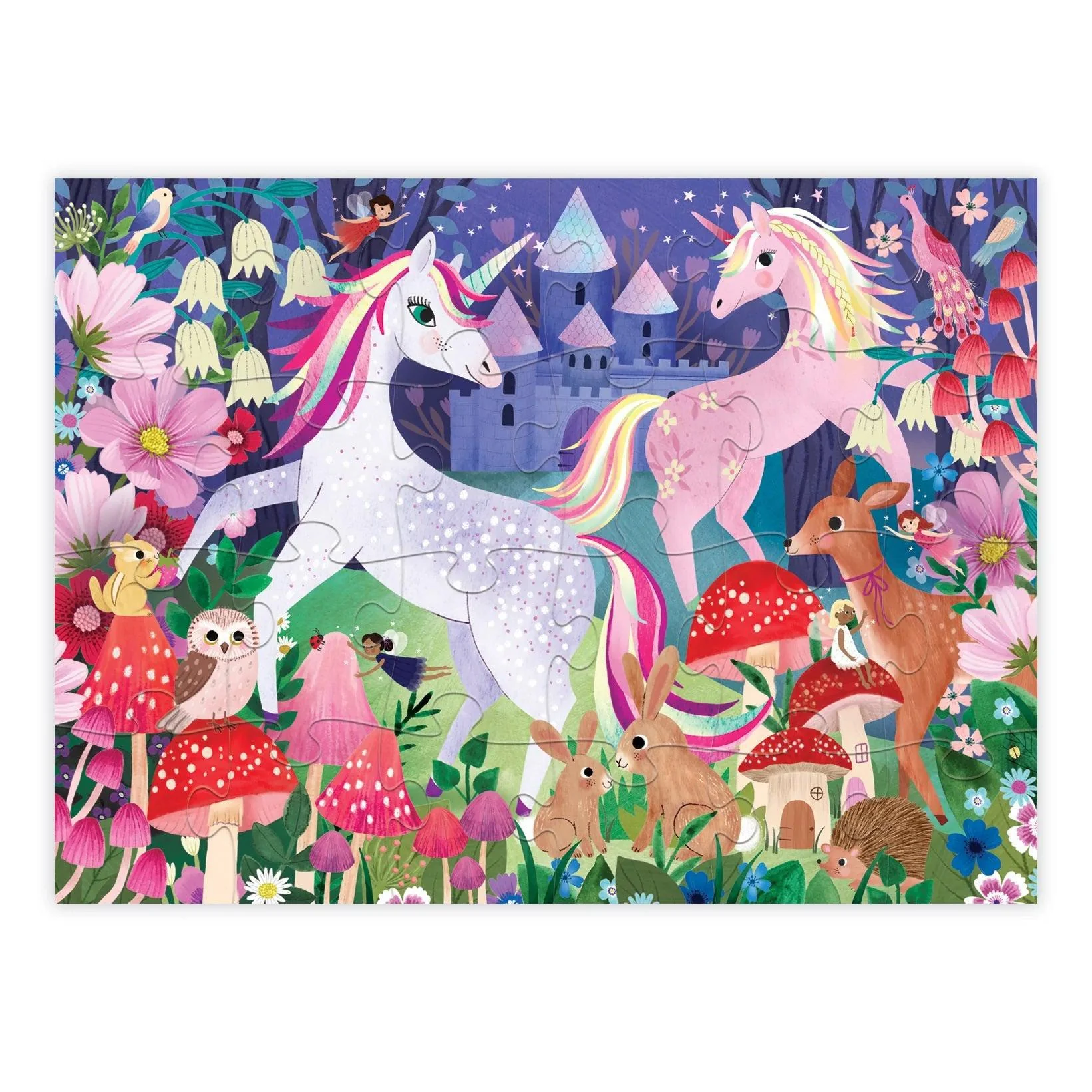 Unicorn Castle 24-Piece Little Building Puzzle - Image 2